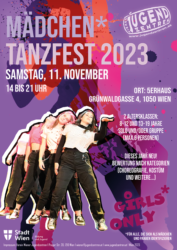 Mädchentanzfest 2023 Flyer